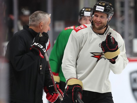 Раскатка «Авангарда» перед матчем с ЦСКА