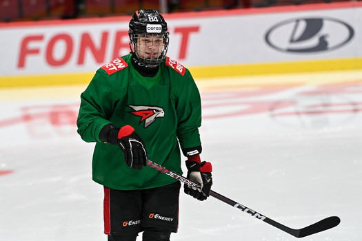 Раскатка «Авангарда» перед матчем с «Салаватом Юлаевым»