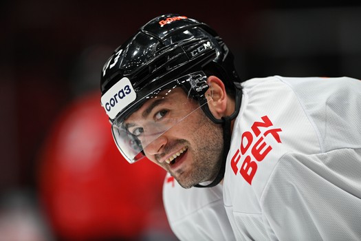 Раскатка «Авангарда» перед матчем с минским «Динамо»