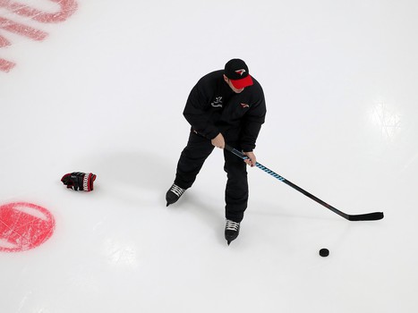 Раскатка «Авангарда» перед матчем с «Салаватом Юлаевым»