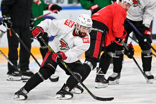 Раскатка «Авангарда» перед первым матчем финала Востока с «Ак Барсом»