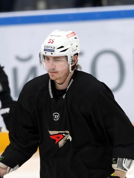 Раскатка «Авангарда» перед выездным матчем с московским «Динамо»