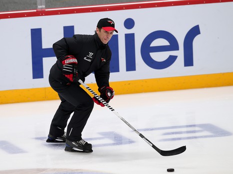 Раскатка «Авангарда» перед матчем с ЦСКА