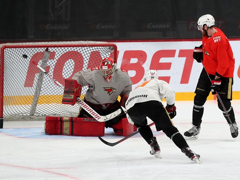 Открытая тренировка «Авангарда» перед вторым раундом плей-офф