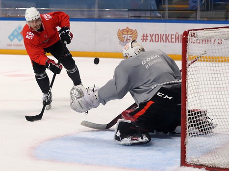 Тренировка «Авангарда» в Сочи