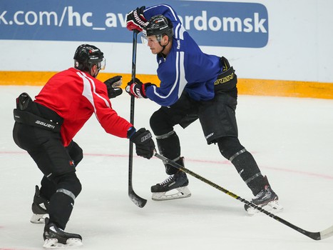 Раскатка «Авангарда» перед матчем с «Барысом»