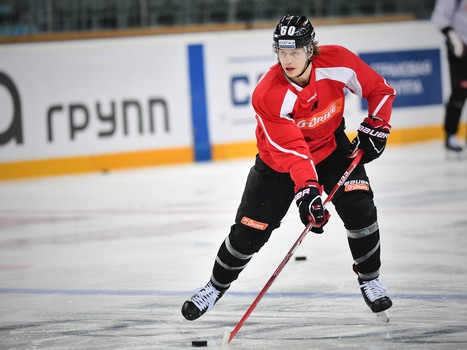 Раскатка "Авангарда" перед первым матчем в 2017 году