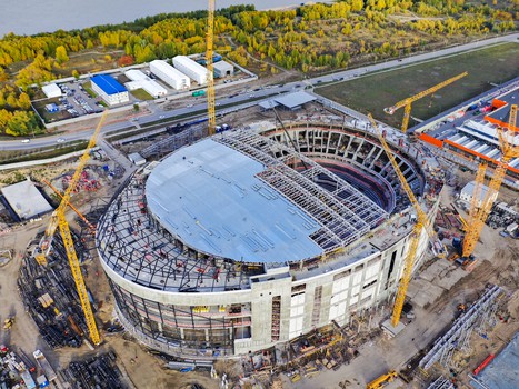 Техническая готовность «Арены Омск» составляет 35%