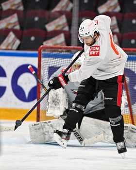 Раскатка «Авангарда» перед третьим матчем серии с «Металлургом» в Магнитогорске