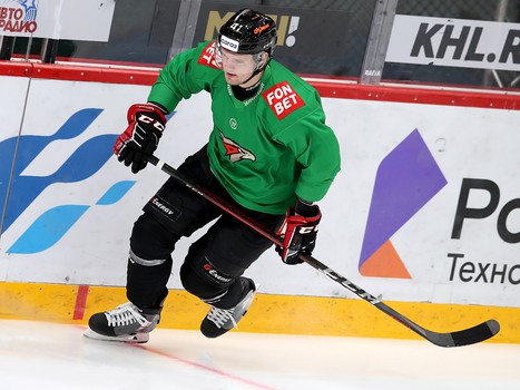 Раскатка «Авангарда» перед матчем с ЦСКА