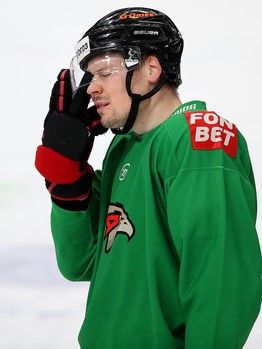 Раскатка «Авангарда» перед матчем с «Локомотивом»