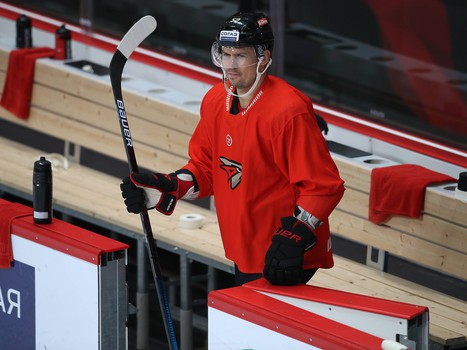 Раскатка «Авангарда» перед матчем с «Трактором»