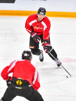 Раскатка "Авангарда" перед матчем с ЦСКА