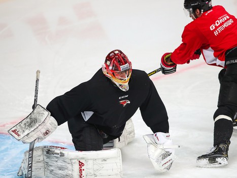 Раскатка «Авангарда» перед вторым матчем серии с «Салаватом Юлаевым»