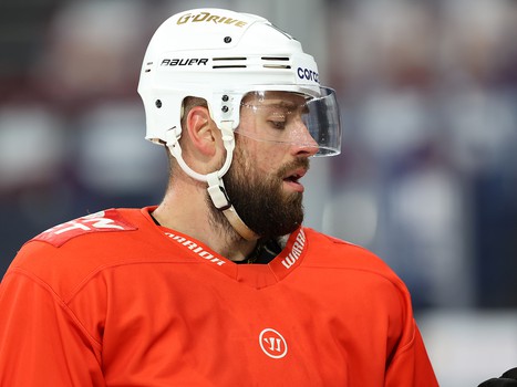 Раскатка «Авангарда» перед матчем в Магнитогорске