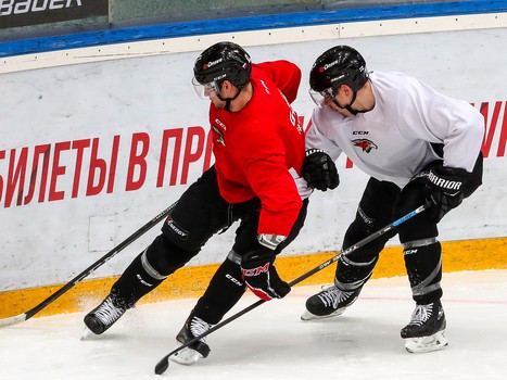 Раскатка «Авангарда» перед вторым матчем серии с «Ак Барсом»