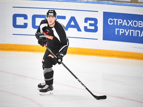 Раскатка "Авангарда" перед матчем с "Локомотивом"