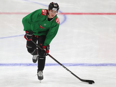 Раскатка «Авангарда» перед матчем с «Витязем»