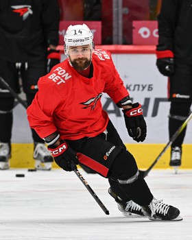 Тренировка «Авангарда» в Омске