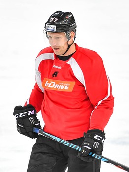 Раскатка "Авангарда" перед матчем с "Сибирью"