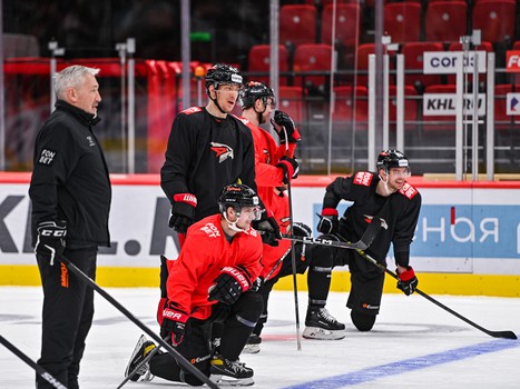 Открытая тренировка «Авангарда» перед вторым раундом плей-офф