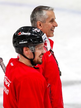 Раскатка «Авангарда» перед четвертым матчем финала с ЦСКА