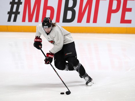 Раскатка «Авангарда» перед матчем с ЦСКА