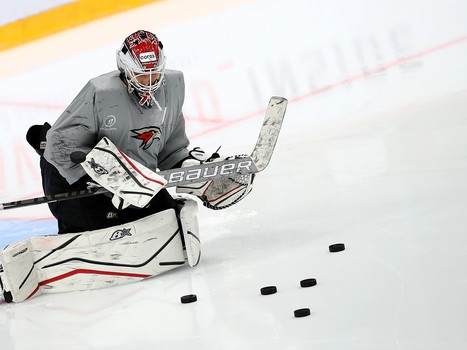 Раскатка «Авангарда» перед матчем с «Амуром»