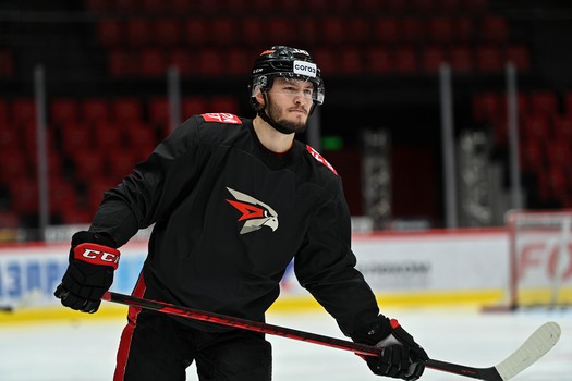 Тренировка «Авангарда» перед матчем с «Автомобилистом»