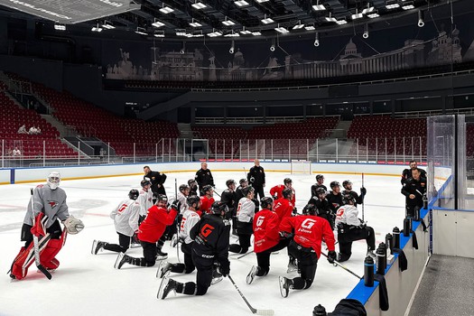 Открытая тренировка «Авангарда» в Санкт-Петербурге