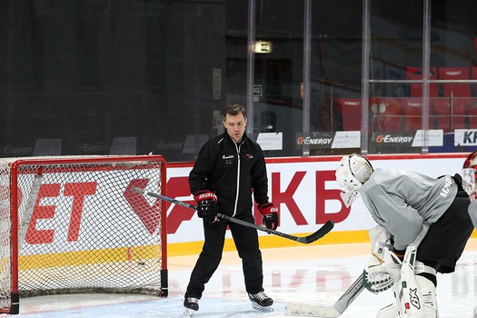 Открытая тренировка «Авангарда» для прессы и болельщиков
