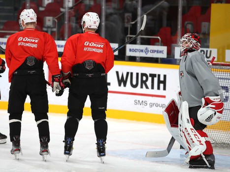 Раскатка в Череповце перед игрой с «Северсталью»