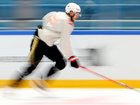 Тренировка «Авангарда» перед матчем в Нур-Султане