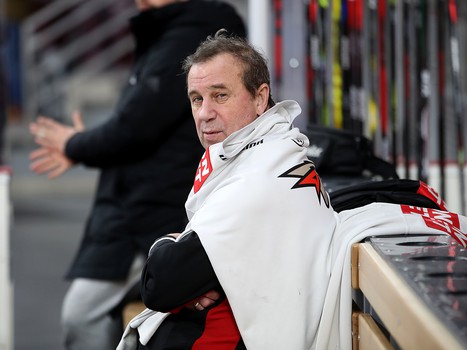 Тренировка «Авангарда» перед матчем в Екатеринбурге