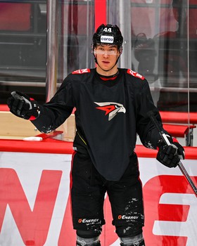 Тренировка «Авангарда» перед матчем с «Витязем»