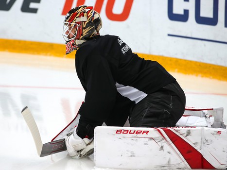 Раскатка «Авангарда» перед матчем против СКА