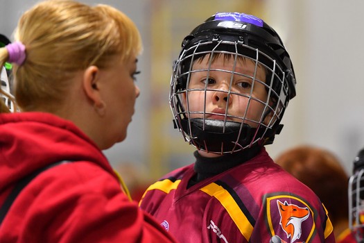 Турнир по следж-хоккею в Омске, день 1