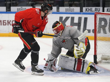 Раскатка «Авангарда» перед юбилейным матчем с «Ак Барсом»