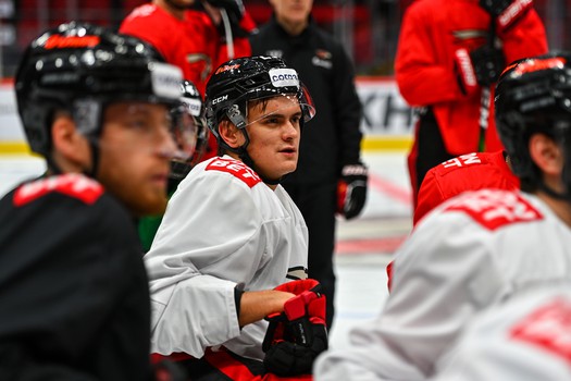 Раскатка «Авангарда» перед матчем с «Амуром»