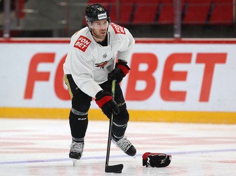 Раскатка «Авангарда» перед матчем против СКА