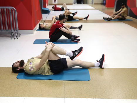 Открытая тренировка «Авангарда» перед домашними матчами финала Кубка Гагарина