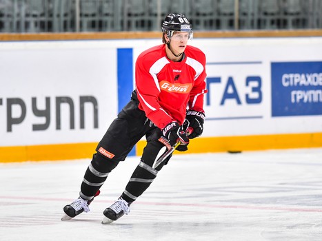 Раскатка "Авангарда" перед матчем с "Ладой"