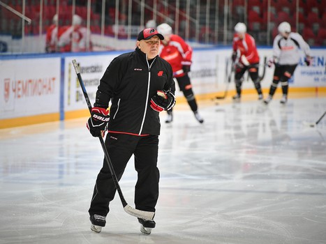 Раскатка "Авангарда" перед выездным матчем с "Северсталью"