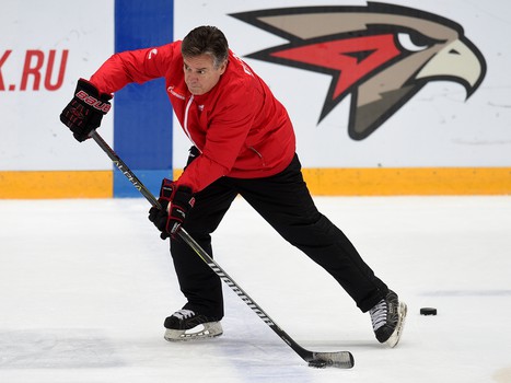 Раскатка "Авангарда" перед матчем с "Амуром"