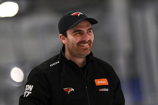 Тренировка «Авангарда» перед матчем в Новосибирске