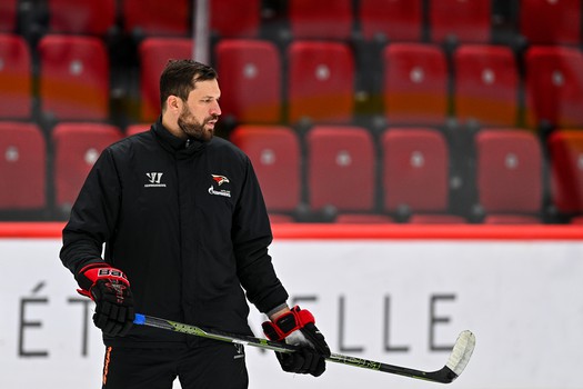 Тренировка «Авангарда» перед матчем с «Адмиралом»