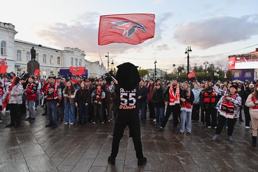 Фан-зона «Авангарда» на Пешеходном Любинском