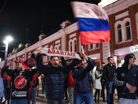 Омск празднует чемпионство «Авангарда»!