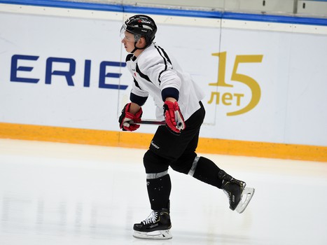 Раскатка «Авангарда» перед матчем с рижским «Динамо»