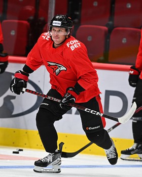 Раскатка «Авангарда» перед матчем с «Сибирью»